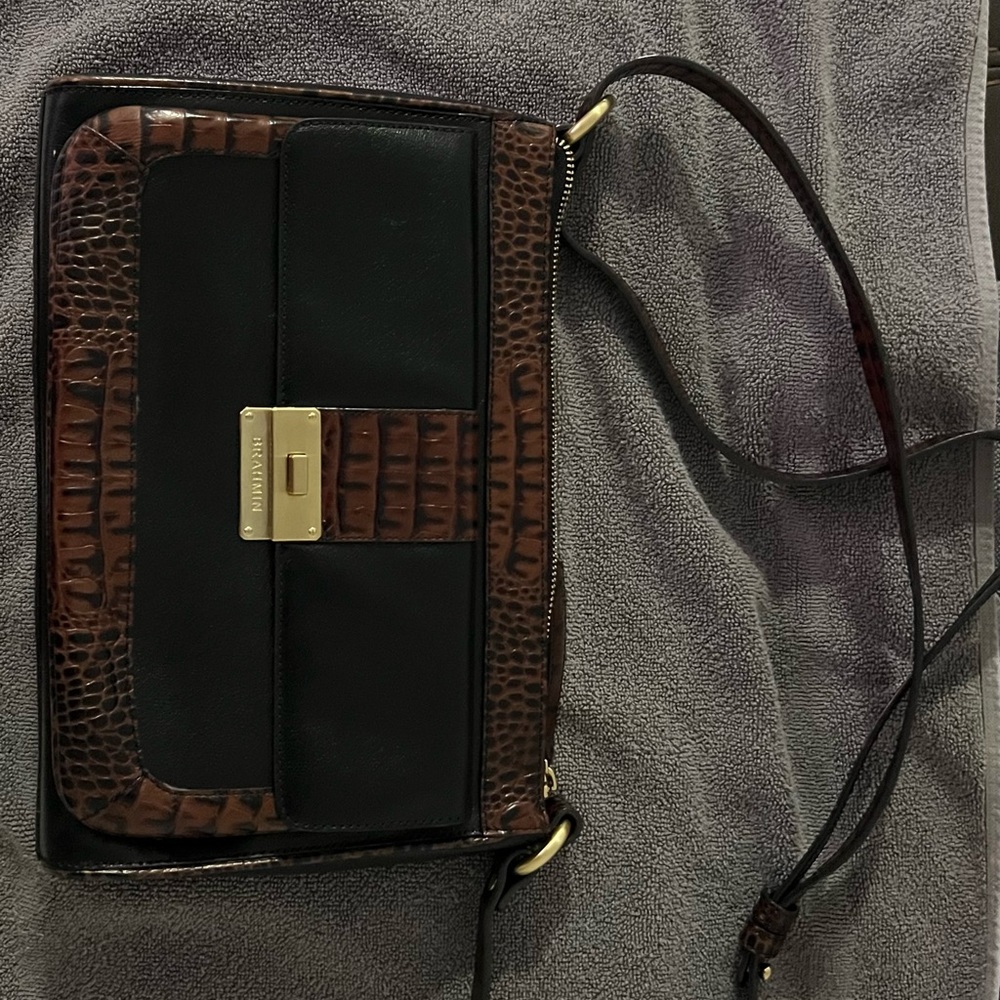 Brahmin all leather purse